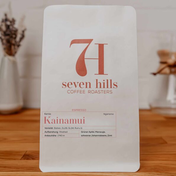 Kainamui Espresso Kenia Ngariama Washed Batian SL28 SL34 Ruiru 11 Seven Hills Coffee Roasters